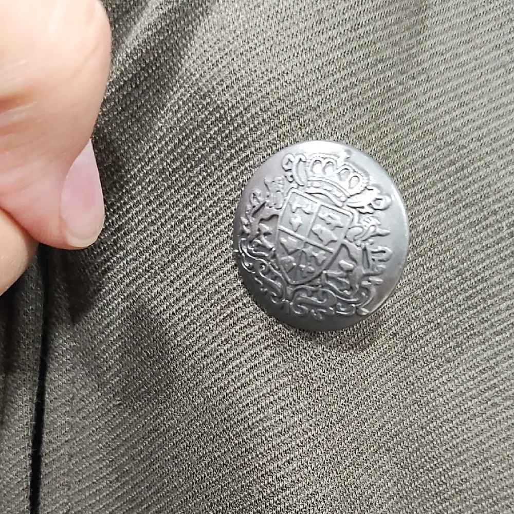 Lane Bryant Olive Blazer with Button Detail - Picture 5 of 11